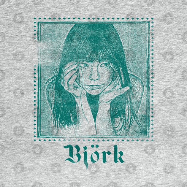 Björk / Vintage Style Aesthetic Fan Art Design by DankFutura